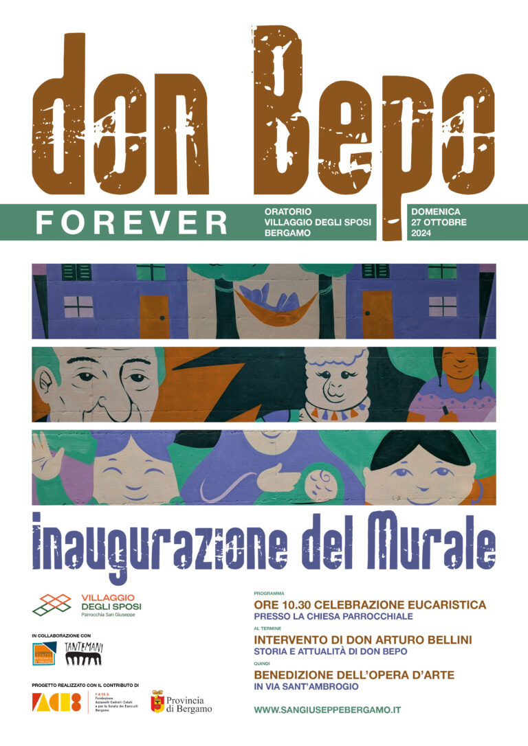 Don Bepo forever: inaugurazione murale