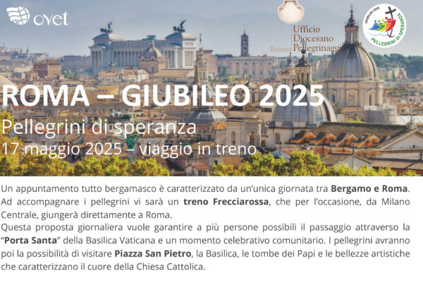 Pellegrinaggio Roma 2025 - caparra